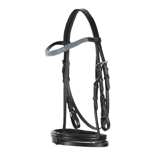 Horze Pony Bridle Black & Blue