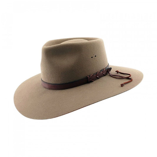 Statesman Big Australian Fur Felt Hat Sand - Aitken's Saddlery