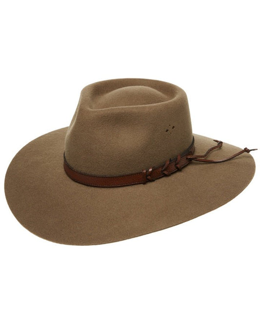 Statesman Big Australian Kids Wool Felt Hat Riverstone - Aitken's Saddlery