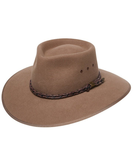 Statesman Countryman Fur Felt Hat Sand - Aitken's Saddlery