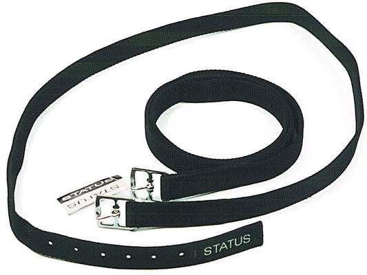 Status Stirrup Leathers Black - Aitken's Saddlery