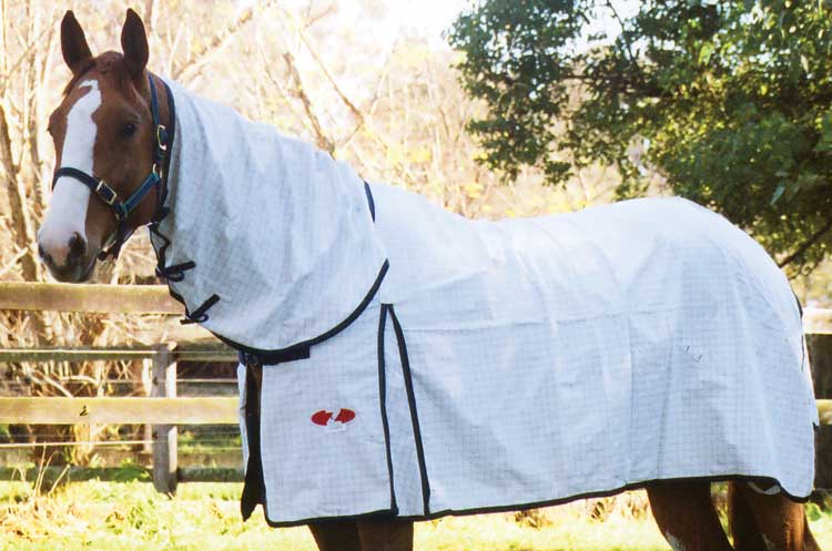 Supastop Combo White & Dark Green Navy Trim - Aitken's Saddlery
