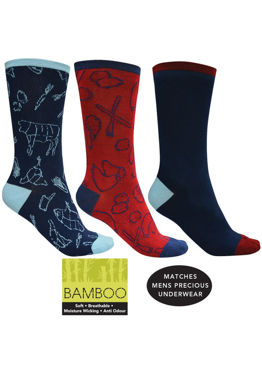 Thomas Cook Bamboo Socks 3 Pack  Multi
