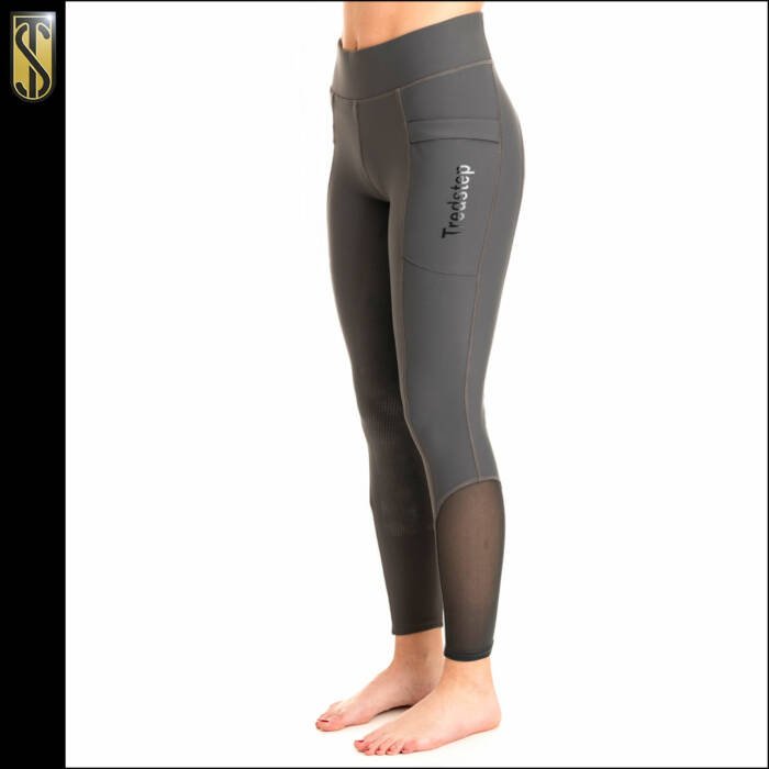 Tredstep Allegro Sport Tights Charcoal - Aitken's Saddlery