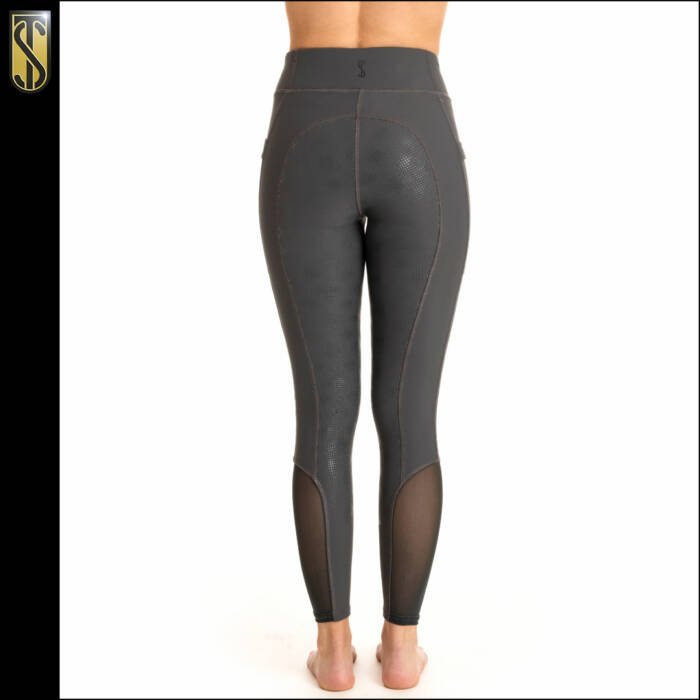 Tredstep Allegro Sport Tights Charcoal - Aitken's Saddlery