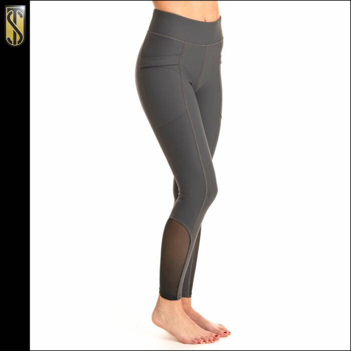 Tredstep Allegro Sport Tights Charcoal - Aitken's Saddlery