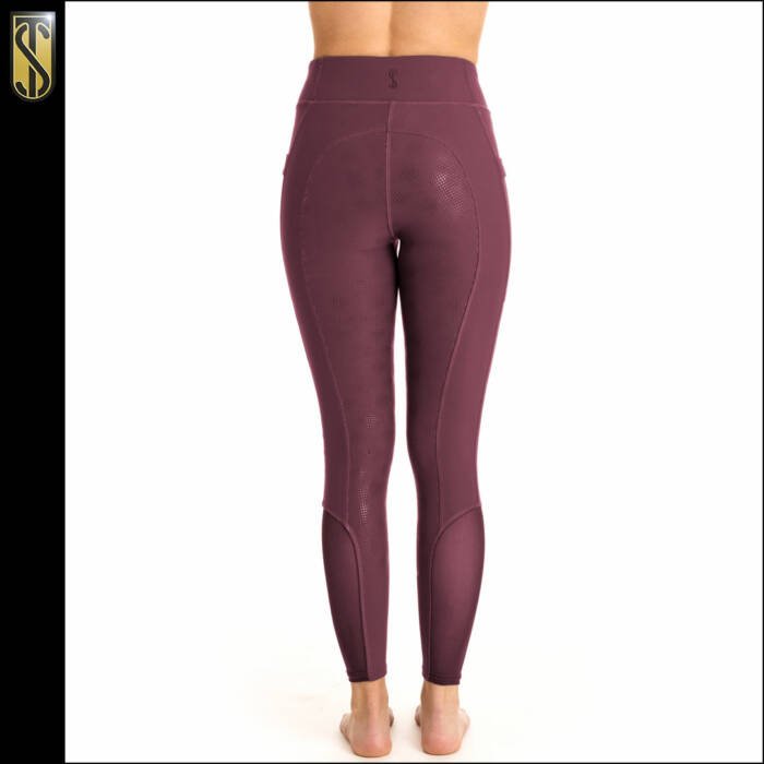 Tredstep Allegro Sport Tights Ladies Amethyst - Aitken's Saddlery