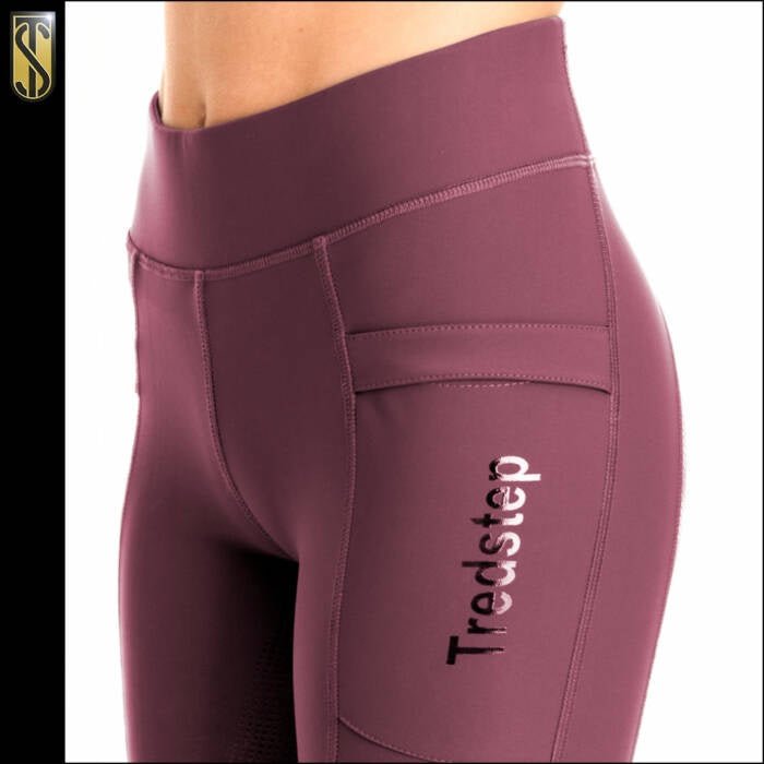 Tredstep Allegro Sport Tights Ladies Amethyst - Aitken's Saddlery