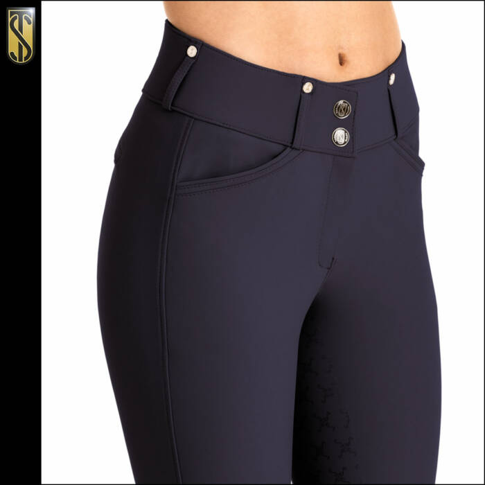 Tredstep Evolute FS Ladies Breeches Blue Ribbon - Aitken's Saddlery