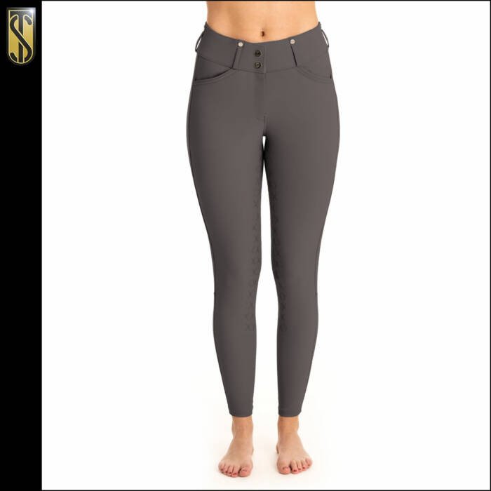 Tredstep Evolute FS Ladies Breeches Opal Grey - Aitken's Saddlery