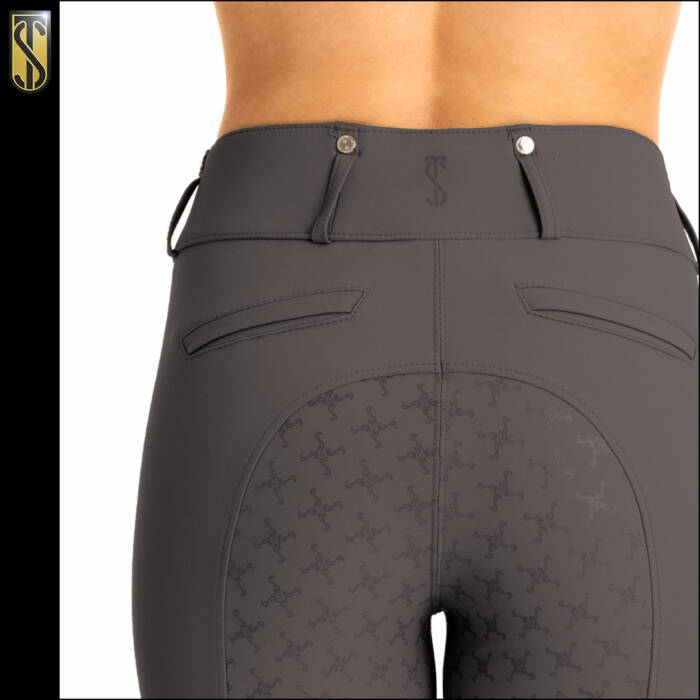 Tredstep Evolute FS Ladies Breeches Opal Grey - Aitken's Saddlery