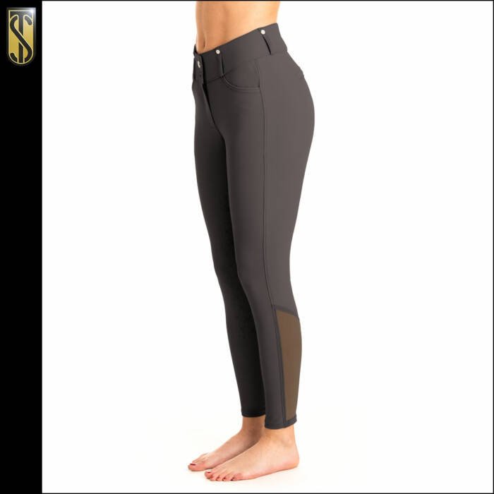 Tredstep Evolute FS Ladies Breeches Opal Grey - Aitken's Saddlery
