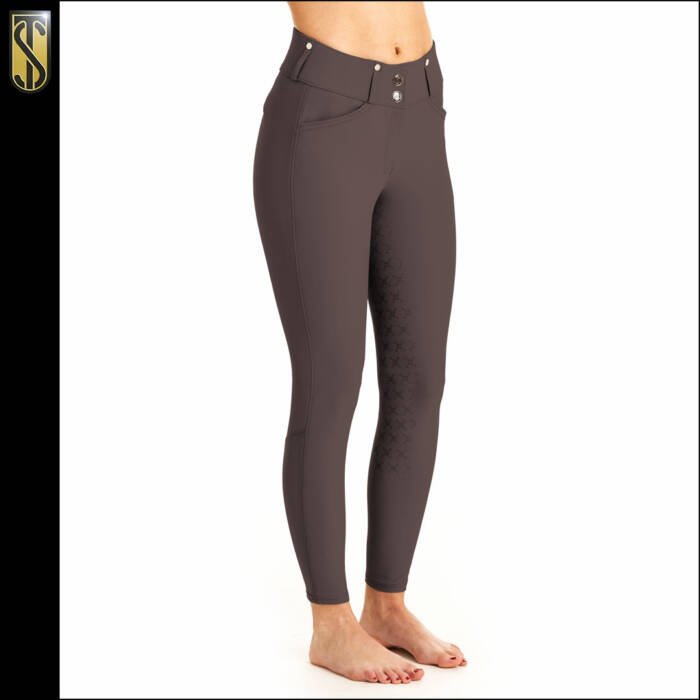 Tredstep Evolute FS Ladies Breeches Opal Grey - Aitken's Saddlery
