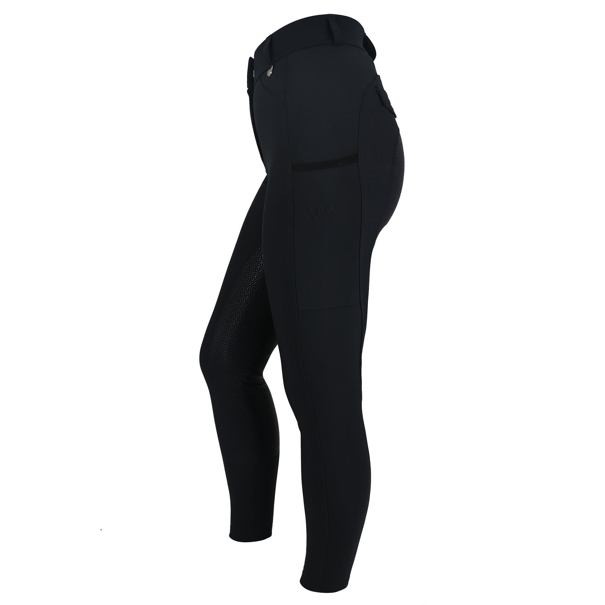 Woof Wear Hybrid Tight FS Ladies Black - Aitken's Saddlery