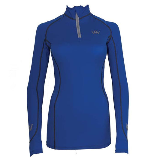 Woof Wear Performance Ladies Shirt Electric Blue - Aitken's Saddlery
