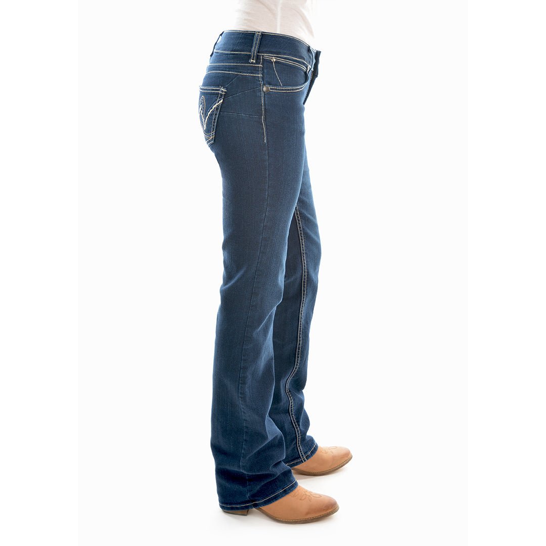 Wrangler Carolina Breakaway Mid Rise Ladies Jean - Aitken's Saddlery