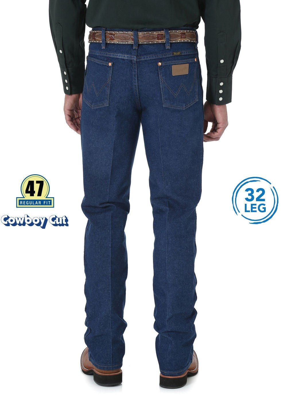 Wrangler Slimfit Pre Washed Mens Jeans - Aitken's Saddlery