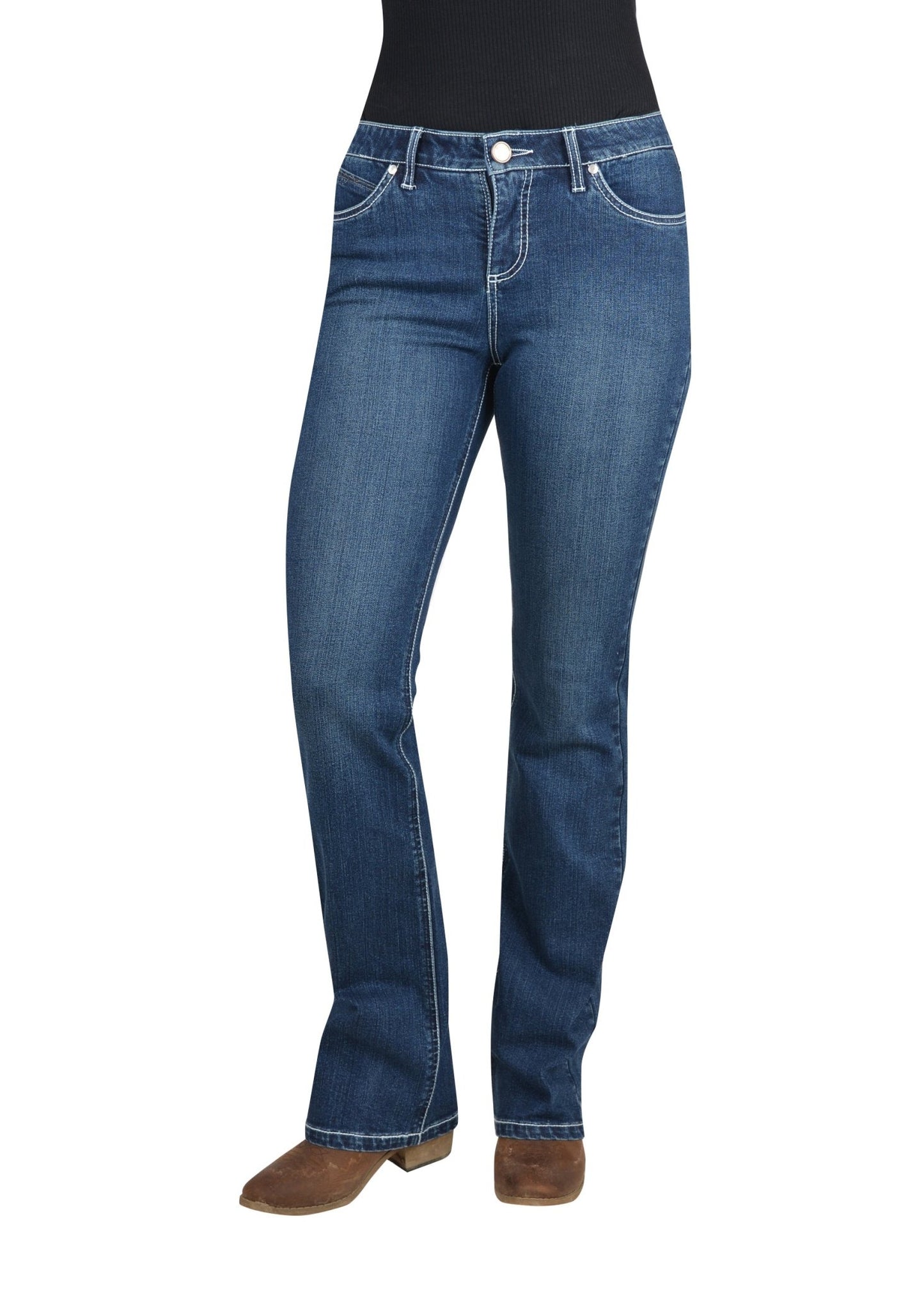 Wrangler Windsong Ladies Q Baby Booty Up Marine Blue - Aitken's Saddlery