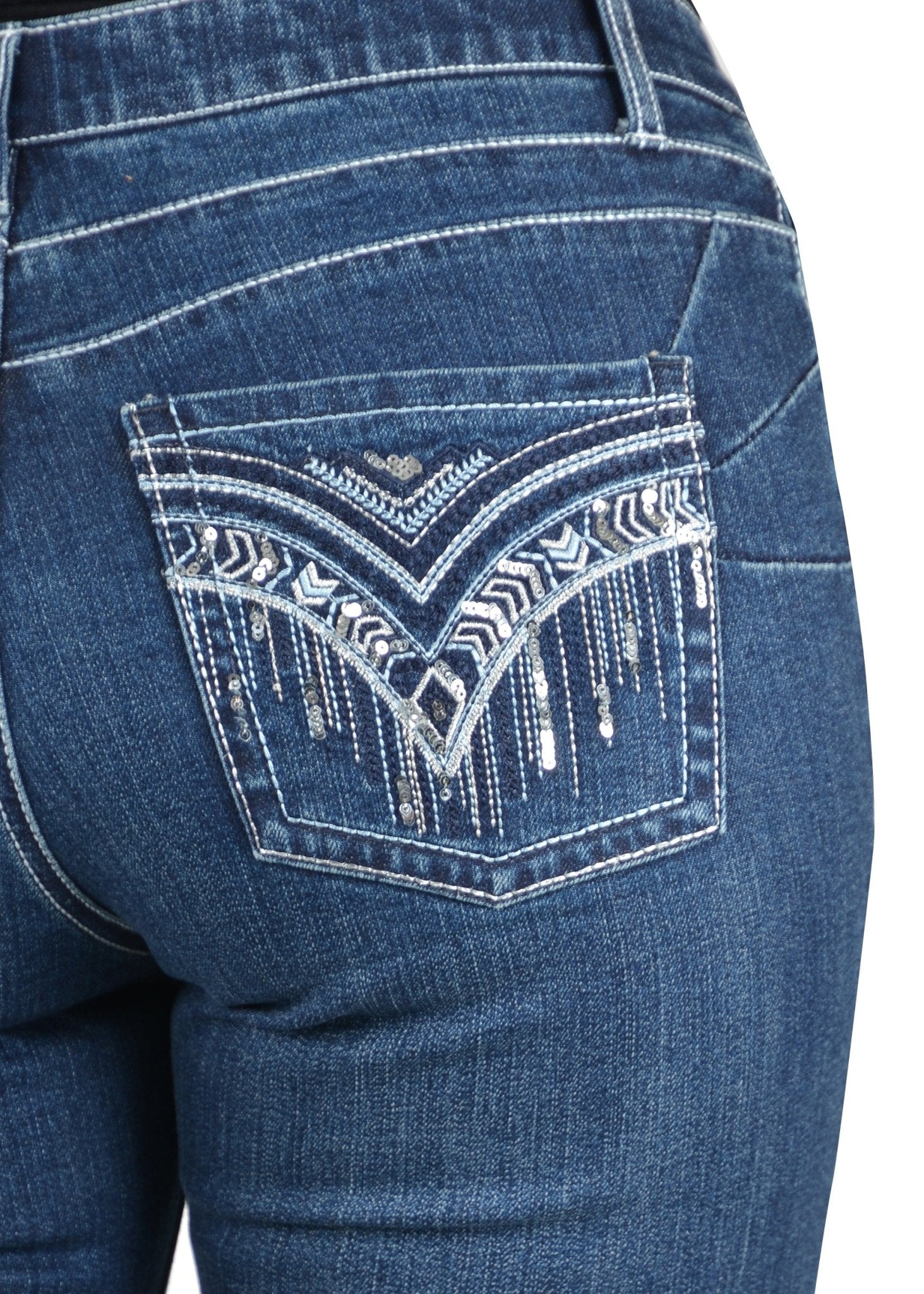 Wrangler Windsong Ladies Q Baby Booty Up Marine Blue - Aitken's Saddlery